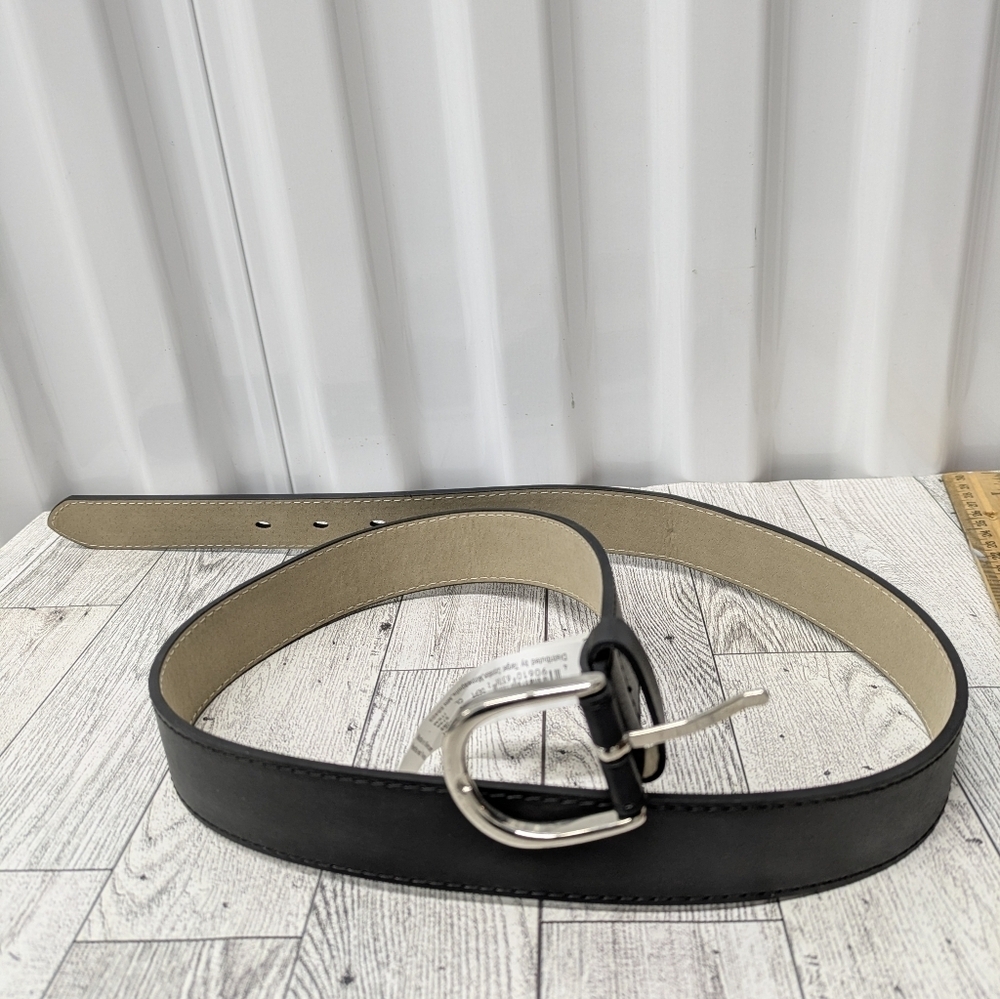 Target Black Belt with Silver Buckle